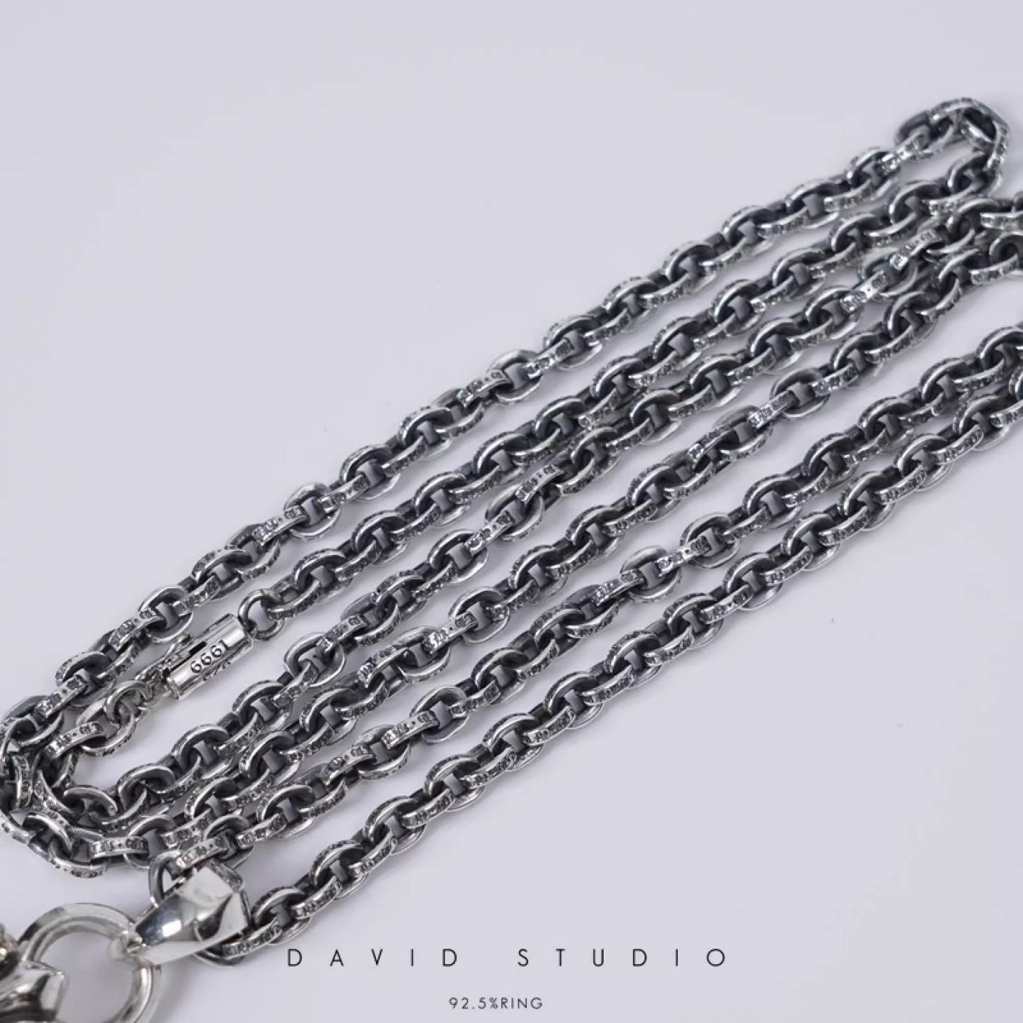 SMALL CROSS PENDANT WITH BAIL – PAPER CHAIN