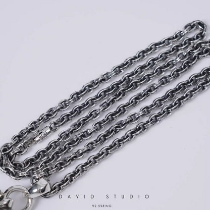 SMALL CROSS PENDANT WITH BAIL – PAPER CHAIN