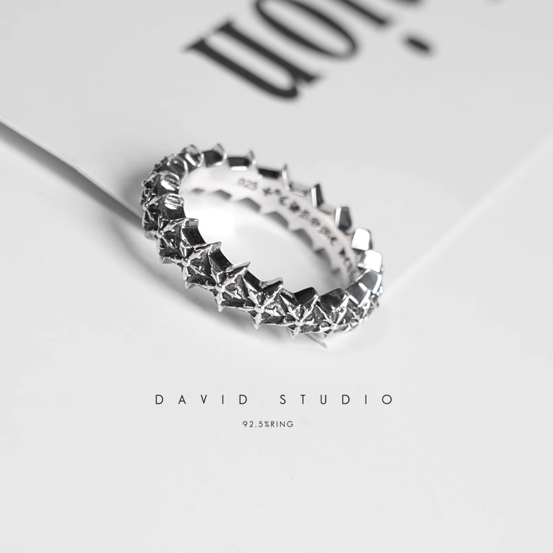5 SIDED STAR LOOP RING