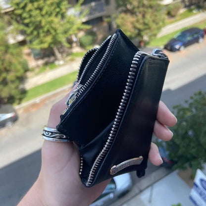 DOUBLE DAGGER ZIP CROSS WALLET