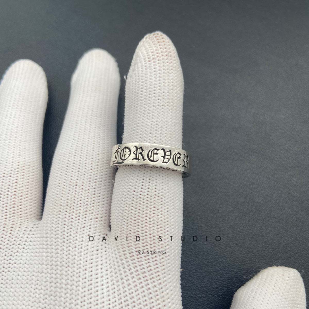 6MM FOREVER RING WITH MOISSANITE– SPACER