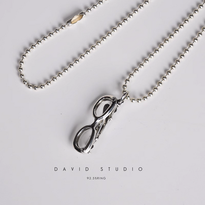 GLASSES PENDANT – BALL CHAIN