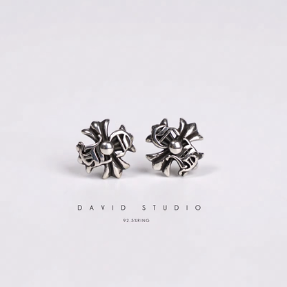 CH LOGO PLUS STUD EARRINGS