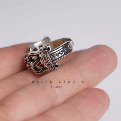 DOUBLE DAGGER RING