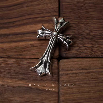 LARGE DOUBLE CROSS PENDANT