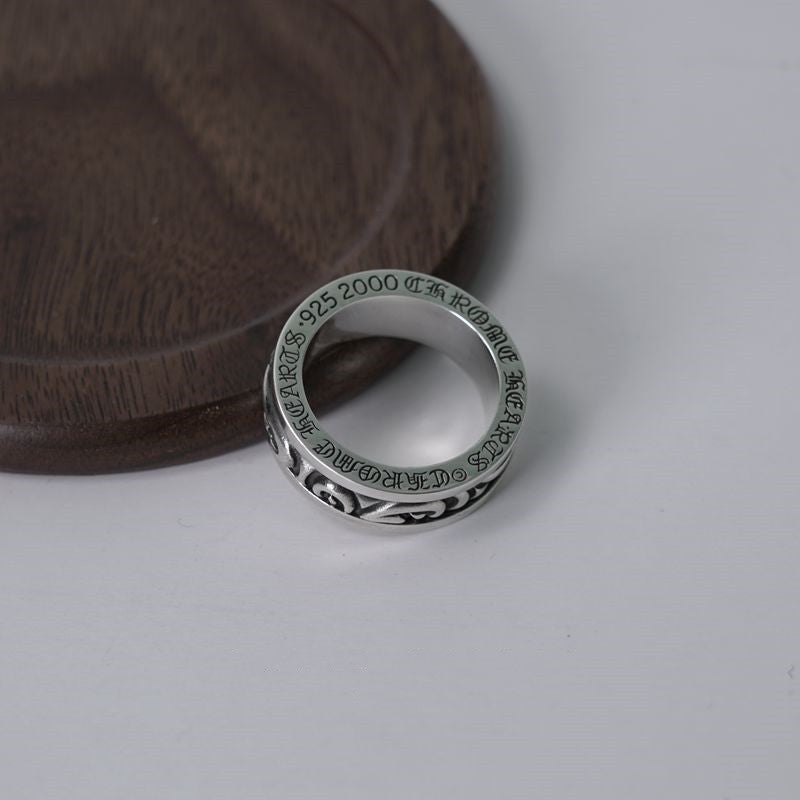 SCROLL SPINNER RING