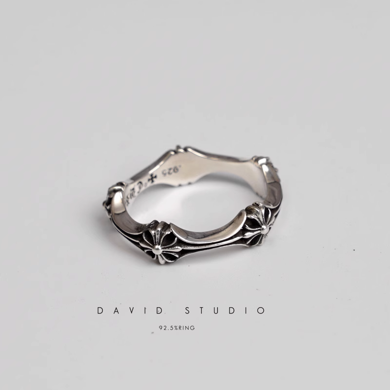 CHROME HEARTS CH PLUS & BONE RING
