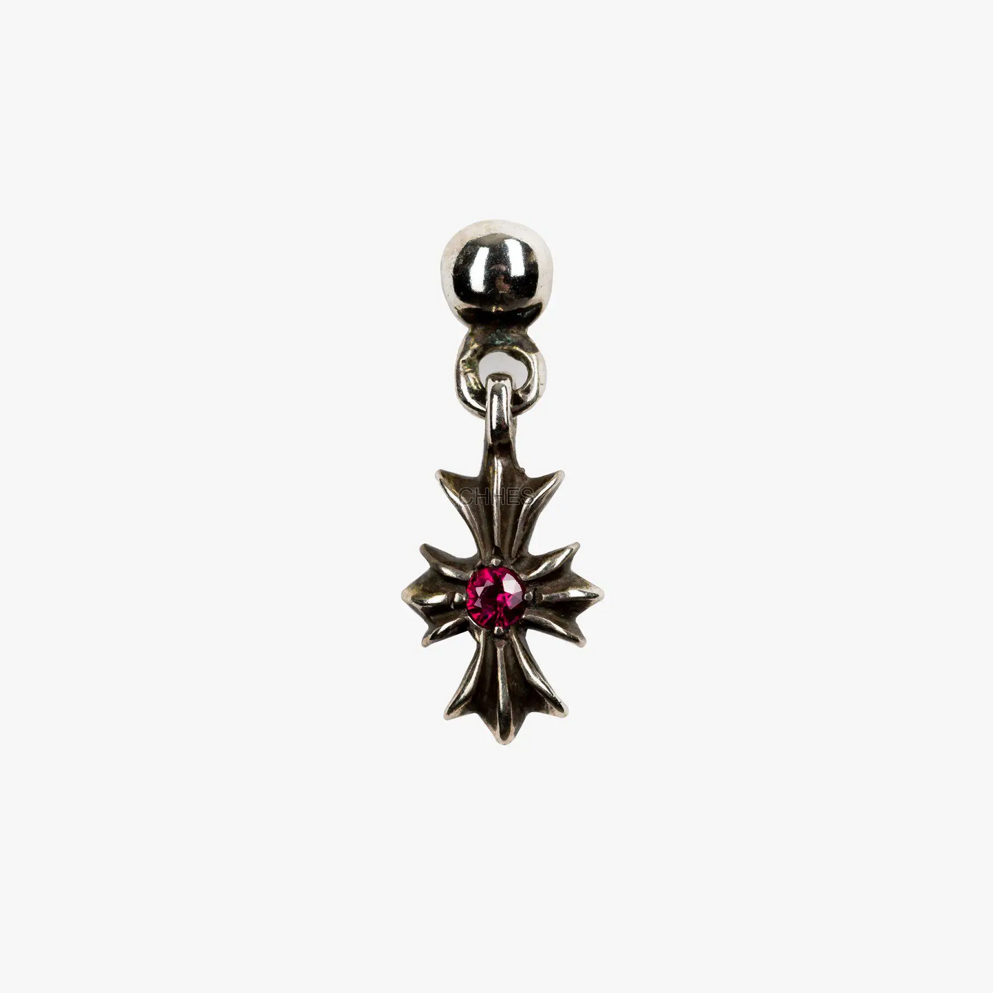 TINY E CH PLUS DROP EARRINGS WITH DIAMONDS