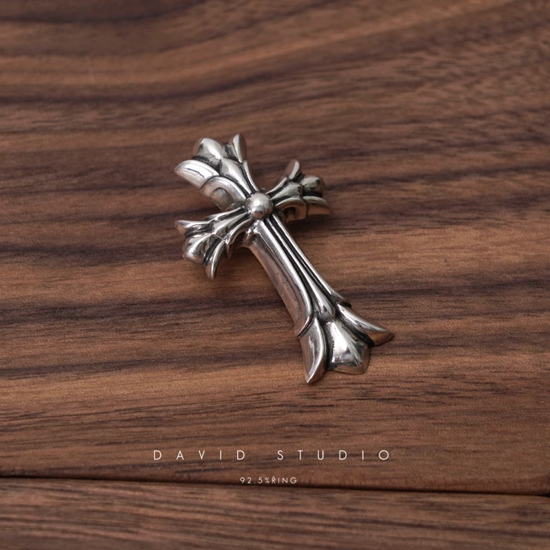 SMALL DOUBLE CROSS PENDANT