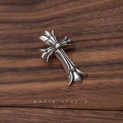 SMALL DOUBLE CROSS PENDANT