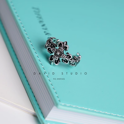 FILIGREE CROSS RING