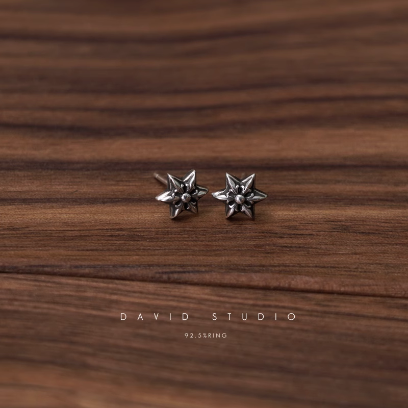 CUT OUT STAR EARRING