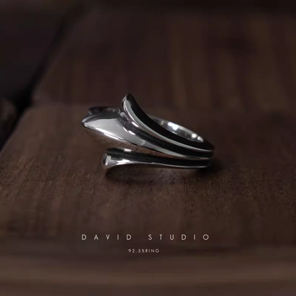 720 HALF CROSS TAIL RING