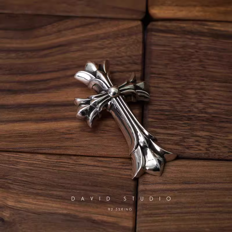 LARGE DOUBLE CROSS PENDANT