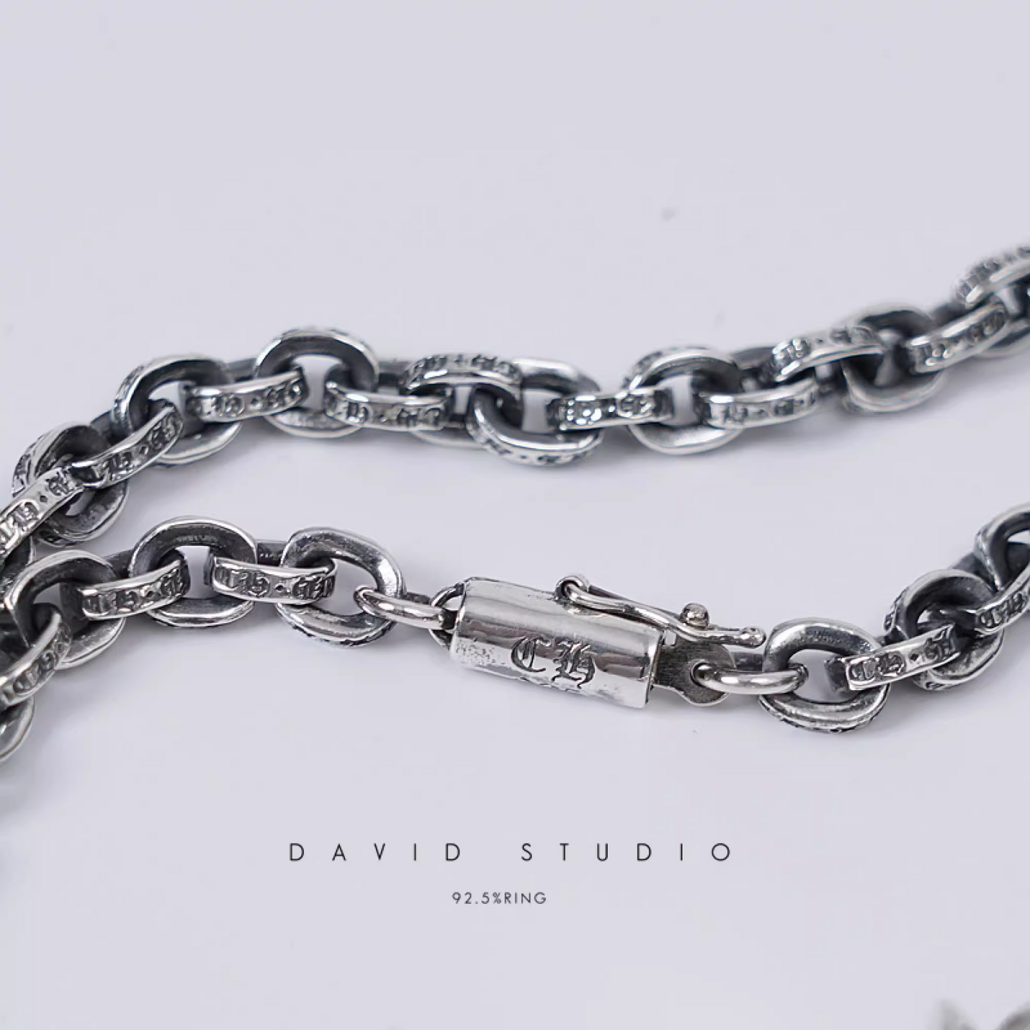 SMALL CROSS PENDANT WITH BAIL – PAPER CHAIN