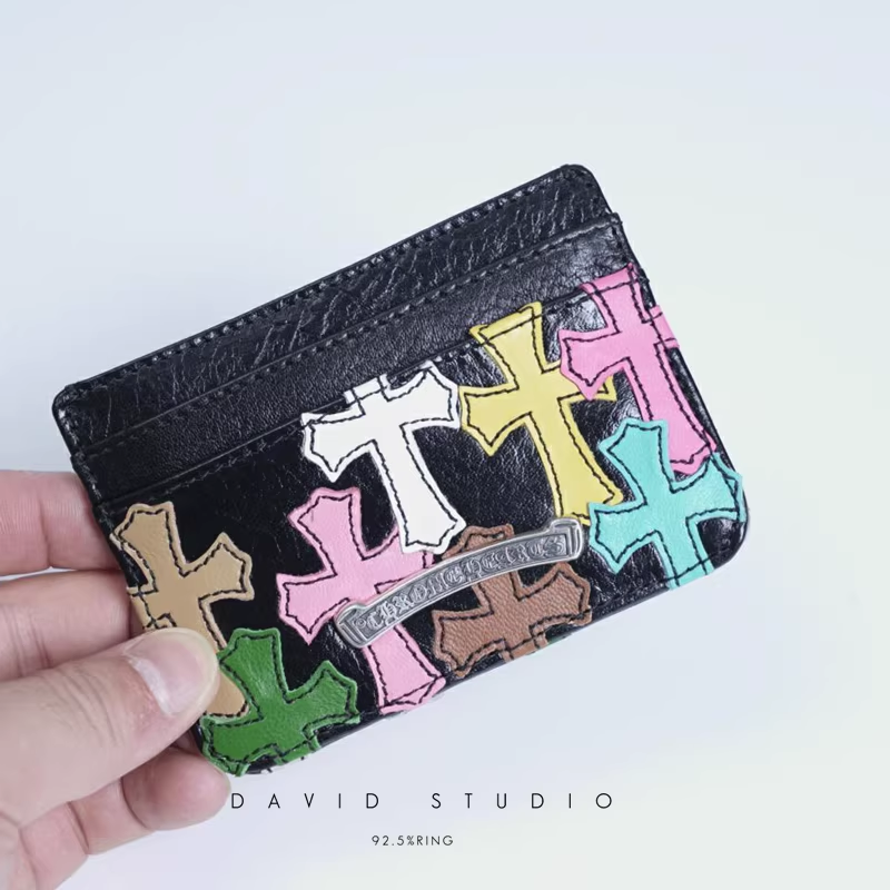 MULTI COLOR CROSS CARD HOLDER