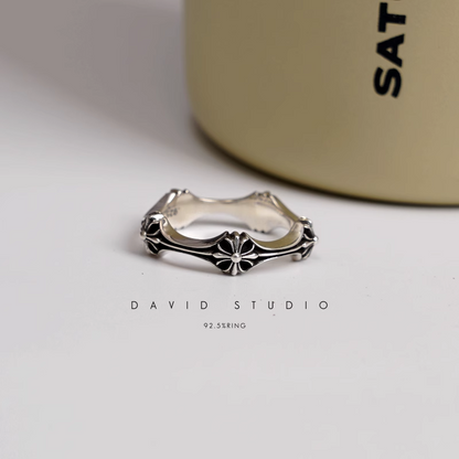 CHROME HEARTS CH PLUS & BONE RING