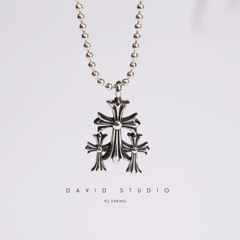 CEMETERY CUT OUT PENDANT – BALL CHAIN