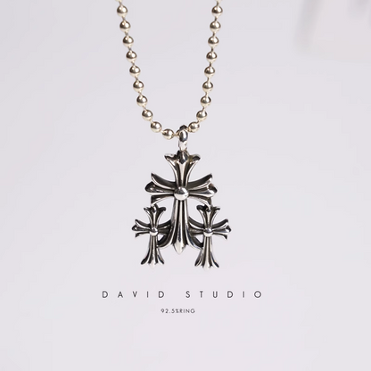 CEMETERY CUT OUT PENDANT – BALL CHAIN