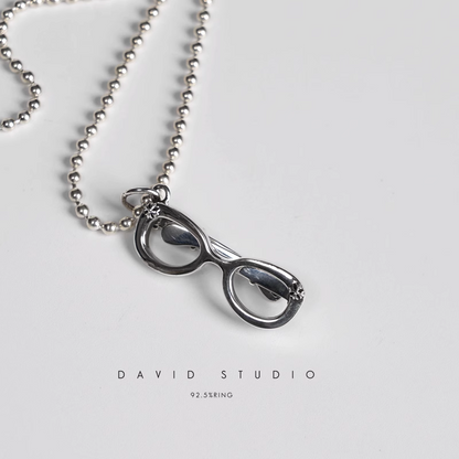 GLASSES PENDANT – BALL CHAIN