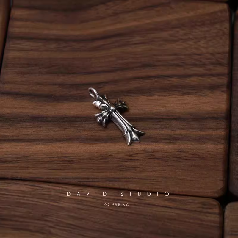 DOUBLE CROSS CHARM
