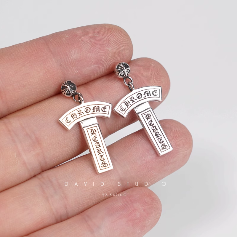 CH LOGO DROP EARRINGS