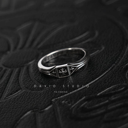 CHROME HEARTS TRIPLE CROSS DECO RING