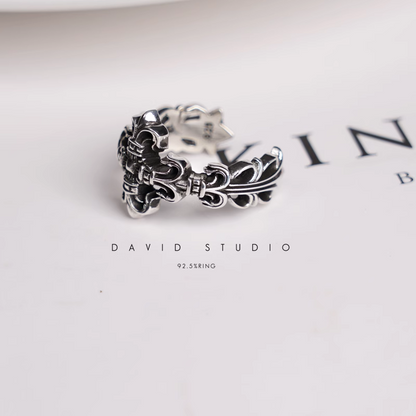 FILIGREE CROSS RING