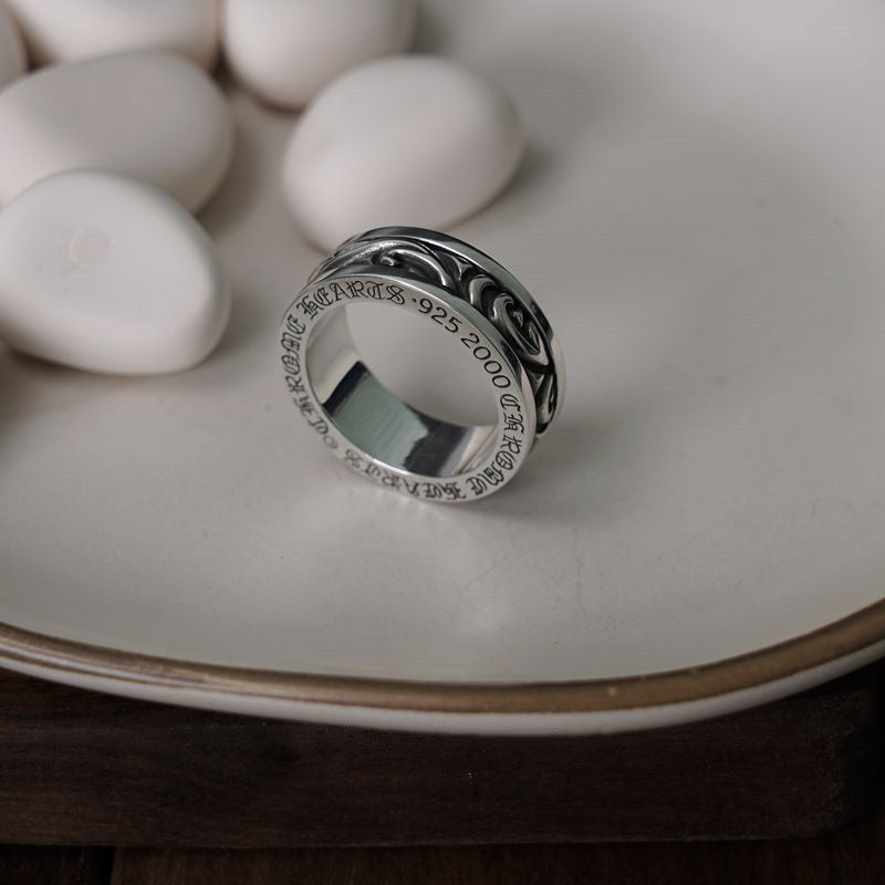 SCROLL SPINNER RING