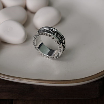 SCROLL SPINNER RING