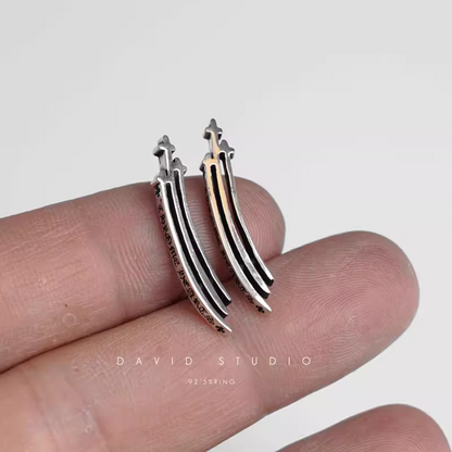 3RS CROSS EARRING