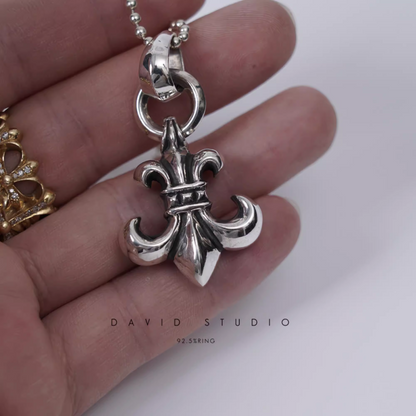 BS FLEUR PENDANT WITH BAIL – BALL CHAIN