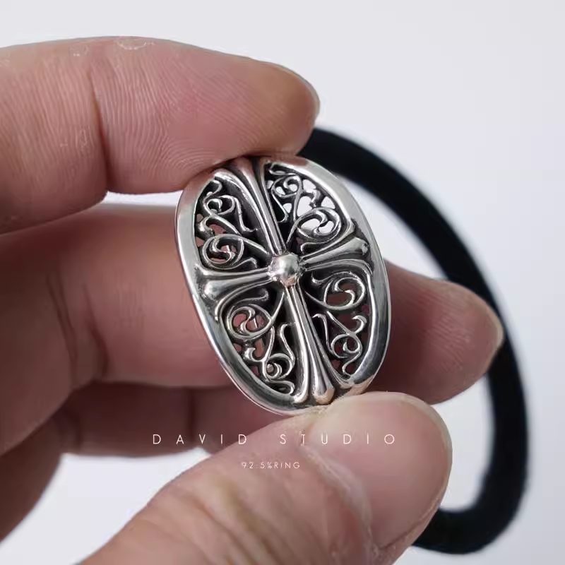Chrome Hearts TINY Floral Hair Tie