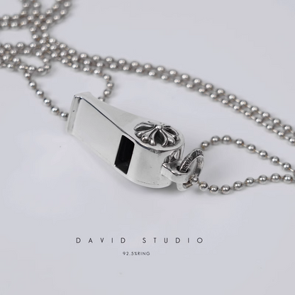CH PLUS WHISTLE PENDANT – BALL CHAIN