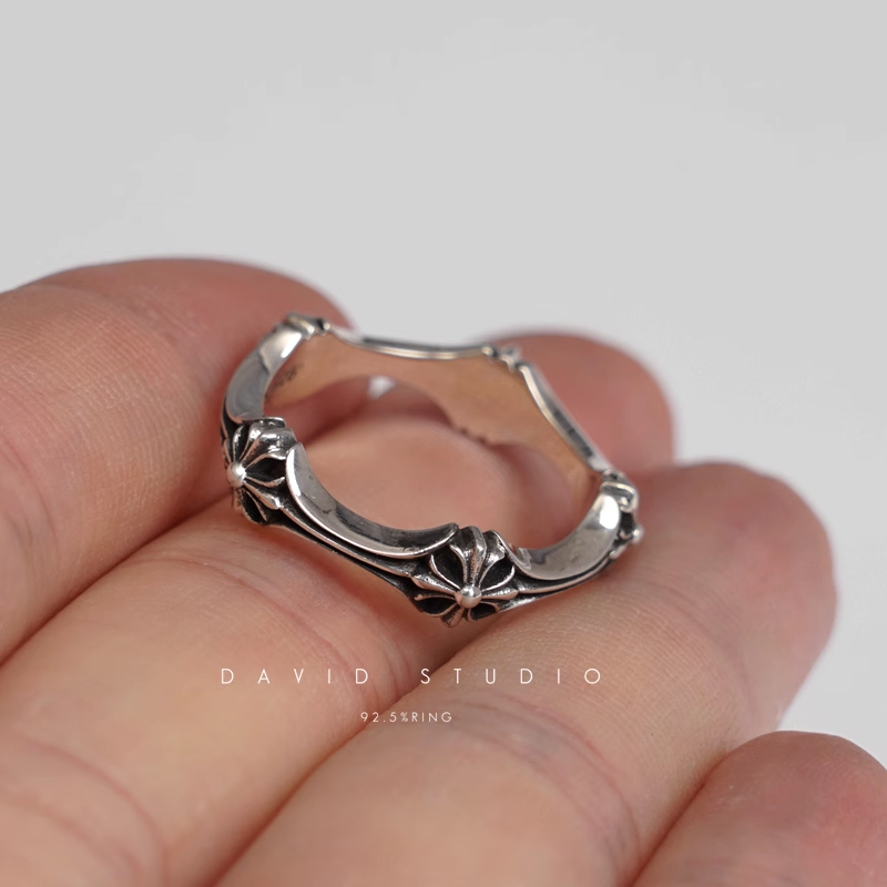 CHROME HEARTS CH PLUS & BONE RING