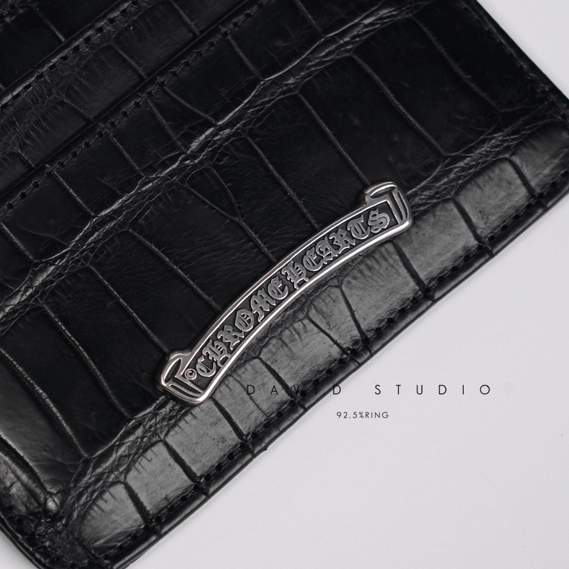 CROCODILE LEATHER CARD HOLDER
