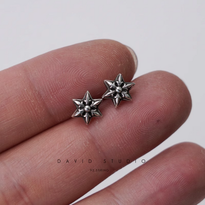 CUT OUT STAR EARRING