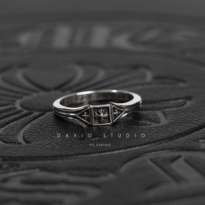 CHROME HEARTS TRIPLE CROSS DECO RING