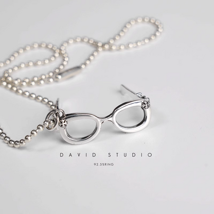 GLASSES PENDANT – BALL CHAIN