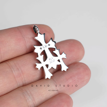 CEMETERY CUT OUT PENDANT