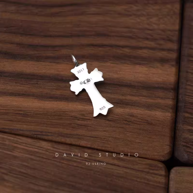 DOUBLE CROSS CHARM