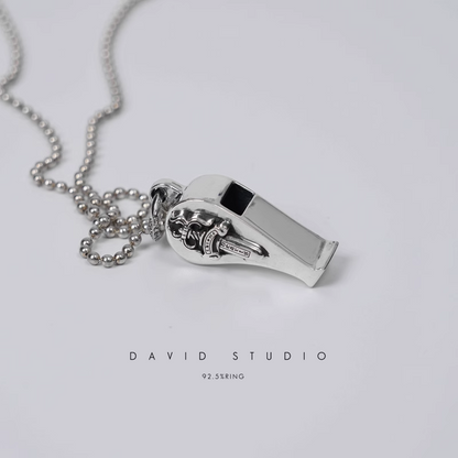 DAGGER WHISTLE PENDANT – BALL CHAIN