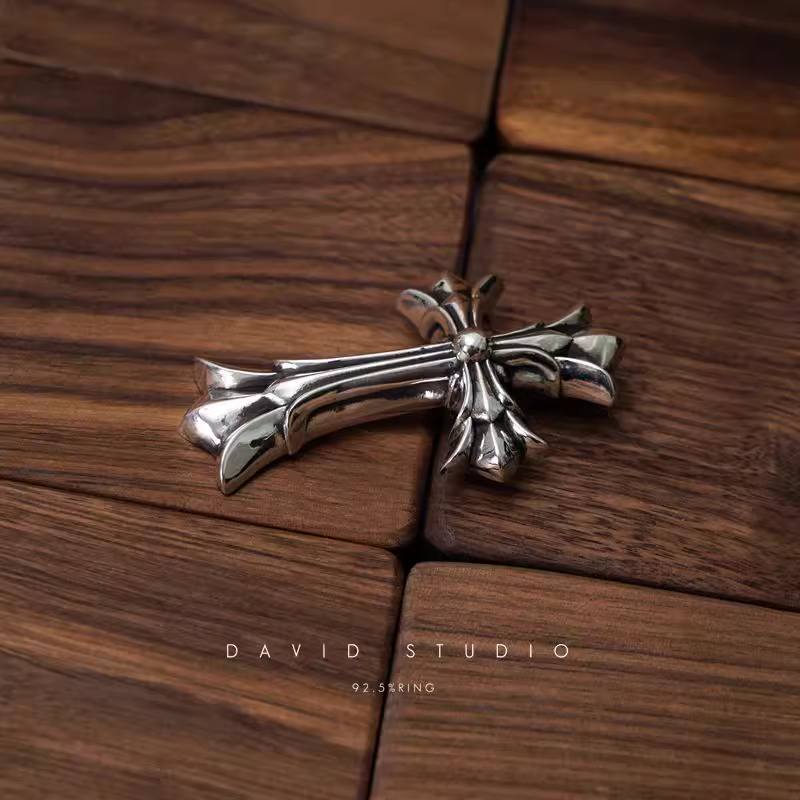 LARGE DOUBLE CROSS PENDANT