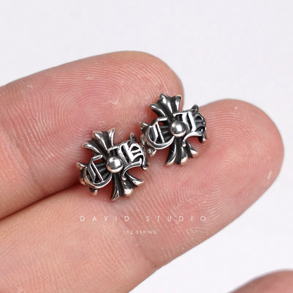 CH LOGO PLUS STUD EARRINGS