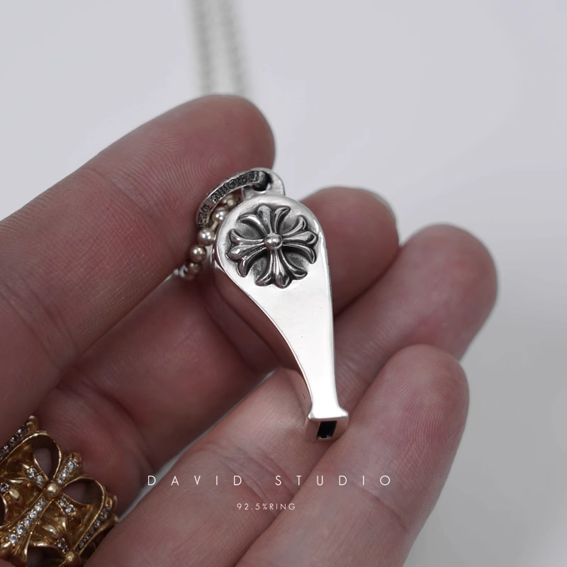 CH PLUS WHISTLE PENDANT – BALL CHAIN