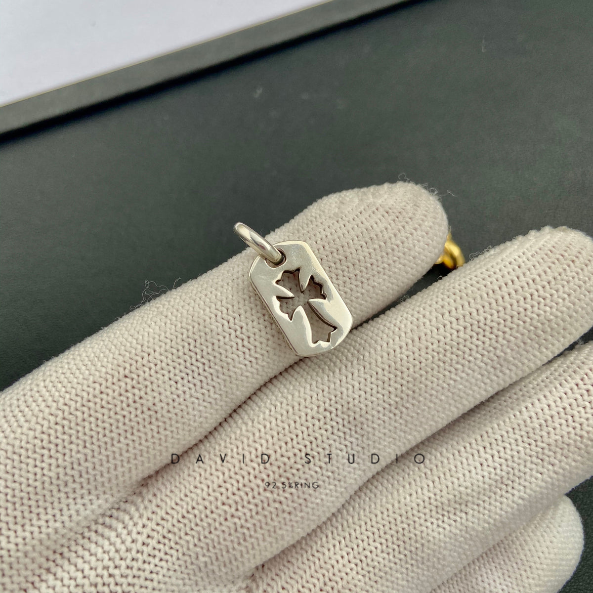 CROSS DOG TAG PENDANT