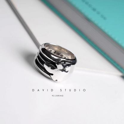 BIG FLEUR TAIL RING