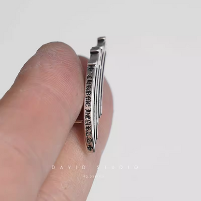 3RS CROSS EARRING