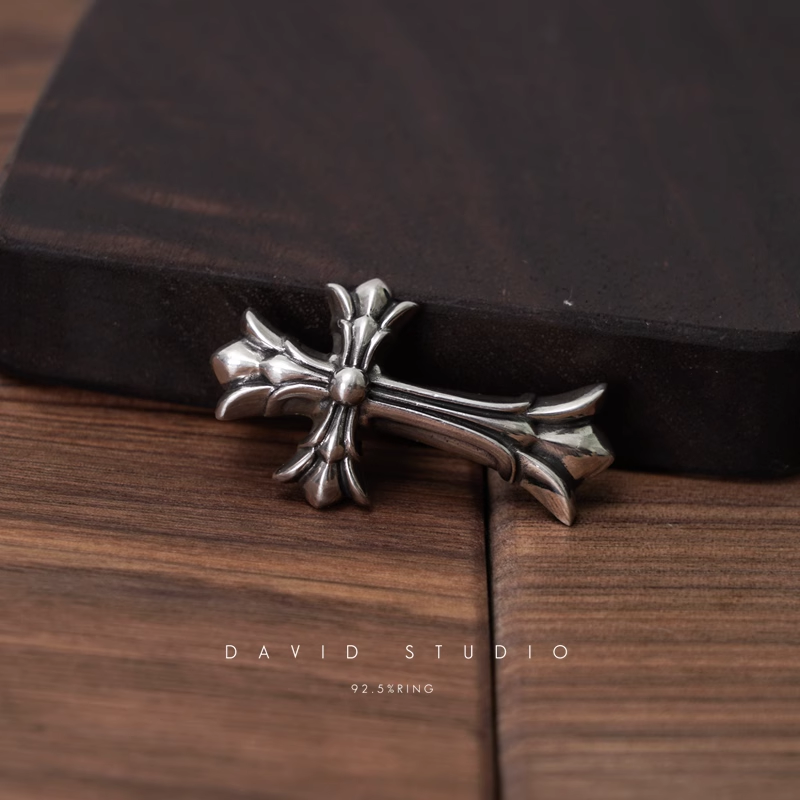 SMALL DOUBLE CROSS PENDANT