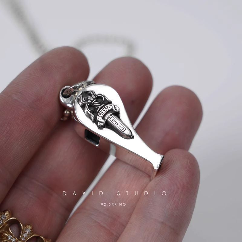 DAGGER WHISTLE PENDANT – BALL CHAIN